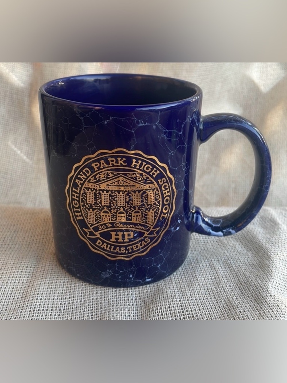 Highland Park High School Dallas Texas Blue Gold Vintage Rare